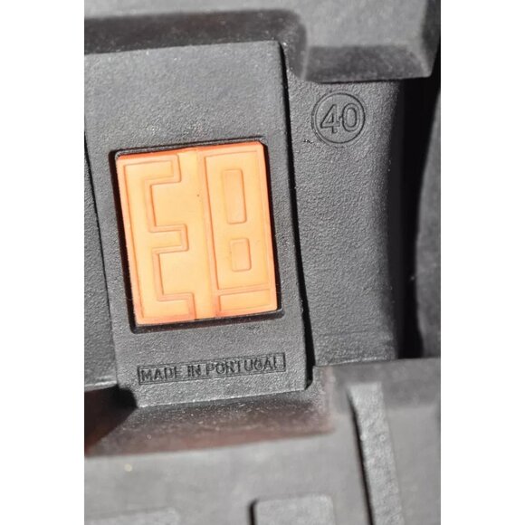 $350 E8 MIISTA BILLIE PLATFORM SQUARE TOE LEATHER LOAFER BLACK 40 (2) (DB20) - Picture 8 of 8